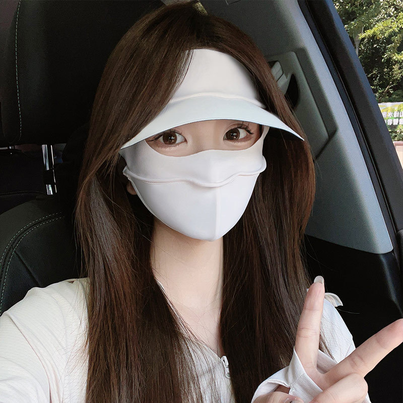 冰絲防曬透氣面罩